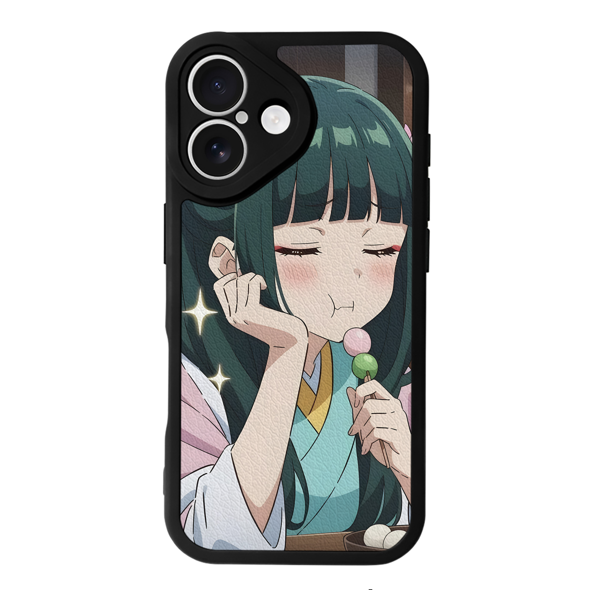 （画像用） 薬屋のひとりごと The Apothecary Diaries 【iPhone 16シリーズ対応】シリコンスマホケース（レザー調） 材質：シリコン
